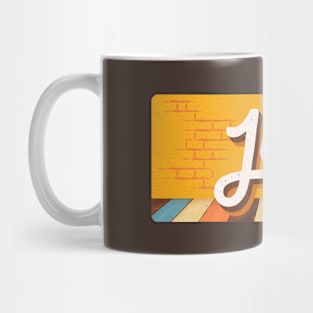 June Month Retro Text Mug